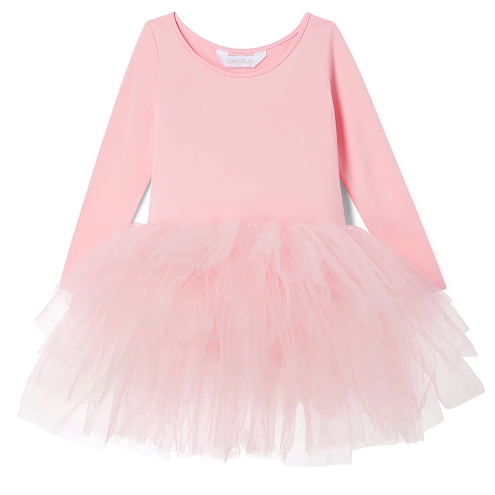 I Love Plum Pink Tulle Dress